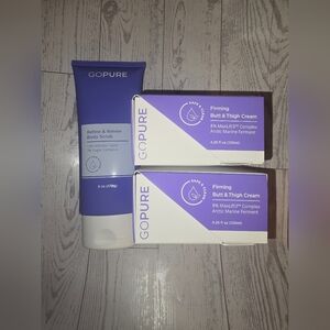GoPure Body Scrub and Firming Cream Bundle